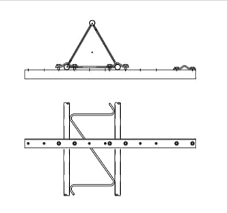 Trylon 4.600.1202.008 - 25T/STG 8' Lightning Rod