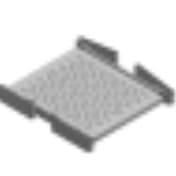 B-Line E2556SSH20FB - Sliding Shelf Assembly - 2 Post