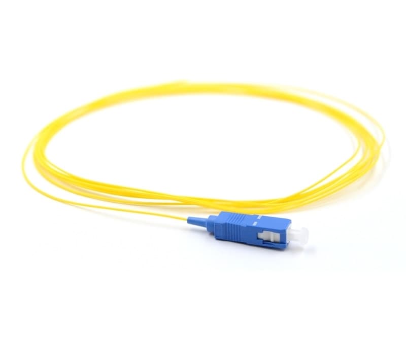 14-units min. OFS  Sc Pigtail 1piece Sm Fiber Optic Pigtails Yellow, 3 Meters - SP-1SCSM3
