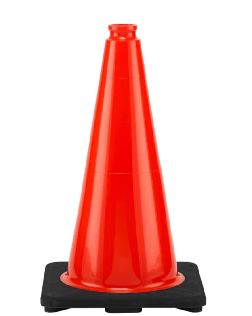 PECO Sales 24879 - 18" Safety Cone W/o Reflectors