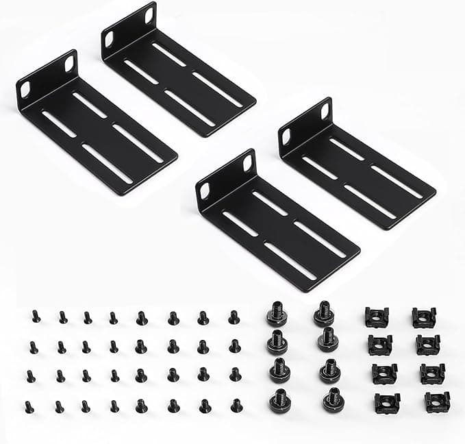 23-units min. TII Technologies Inc  Nienfr000144 Rackmount Ears Kit 2ru3ru Flush Mount 19in Pair - RM-FM-2/3U