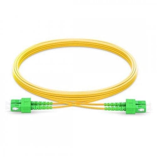54-units min. FS.com SC APC to SC APC 9/125 OS2 Duplex Single-mode PVC/LSZH/OFNP Fiber Patch Cable, 1.0 meters - RFX-33284J-1.0