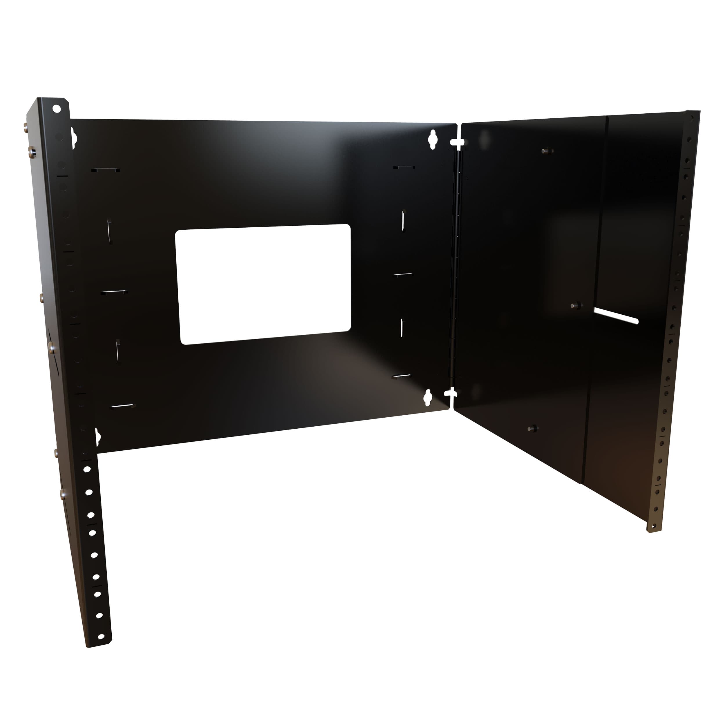 Hammond Manufacturing APB19014BK1 - 8u Adjusting Depth Wall Rack