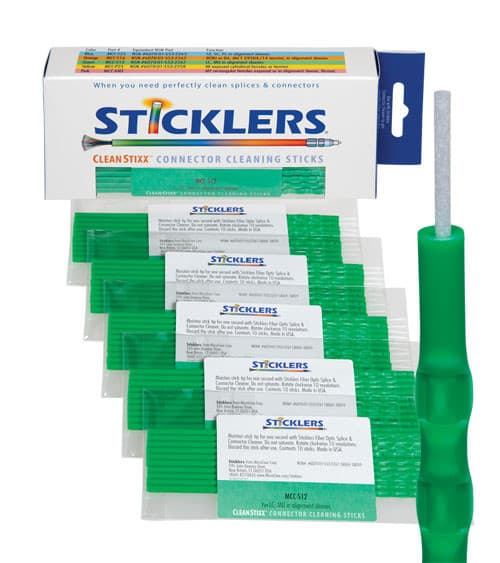 Microcare MCC-S12 - Cleanstixx® S12 Swabs For 1.2 Mm Ferrules. Nsn #6070015532267, 50 Cleanstixx Per Box