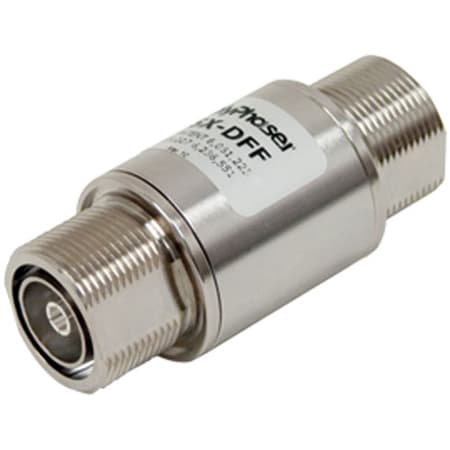 3-units min. Polyphaser  698-2700 Mhz Coaxial Protector. 750 Watt Rf Power. Din Female On Antenna Side, Din Female On Equipm - TSX-DFF