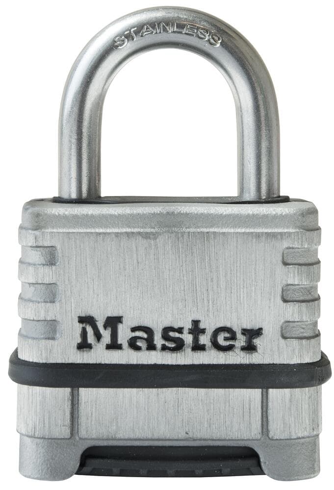 5-units min. Master Lock  174ssdhc 4dial Combination Padlock - 174SSDHC
