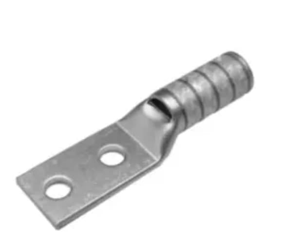 10-units min. Various  2 Hole Flex Lug Long Barrel 2/0 Awg 3/8 Bolt Hole 1 Spacing Rohs With Inspection Hole, 25003843 - YAZV262TC38FX
