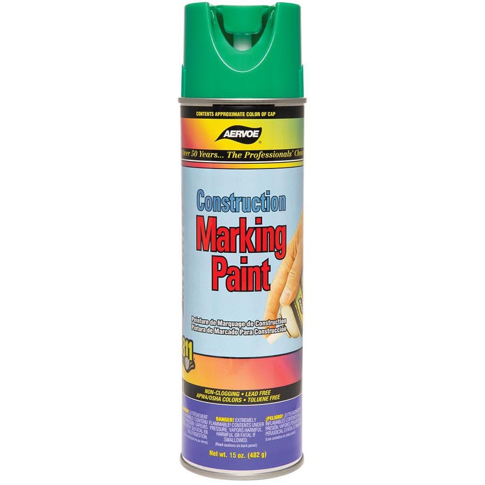 Aervoe Industries, Inc. 258 - Aervoe Construction Marking Paint #258 - High Visibility Yellow