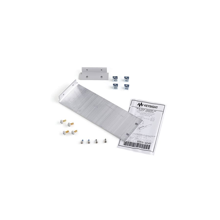 2-units min. Keysight Technologies Canada Inc. Rack mount flange with adapter kit, 88.1mmH (2U) - one flange bracket and adapter - 34190A-34190A