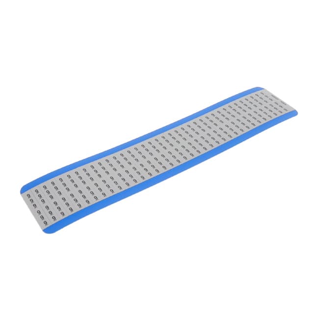 Panduit PCM-9 - Pre-printed Wm Card, Vinyl Cloth, 0.25" W X 1.50" L, 9 Legend Only