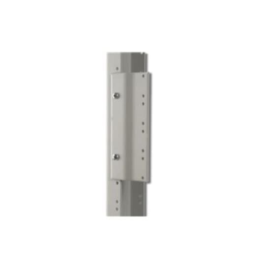 Amphenol Network Solutions 02117-01 - Rack Universal Accessory Panel Adapter 23 Inch To 19 Inch For 1 3/4 Inch Rack 1 Space High Telephone Gray Finish