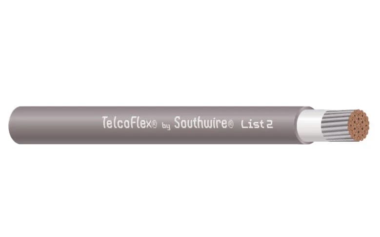 27-units min. Southwire Telcoflex List 2 Class B #6 Awg, Gray - TF6L2-GRY