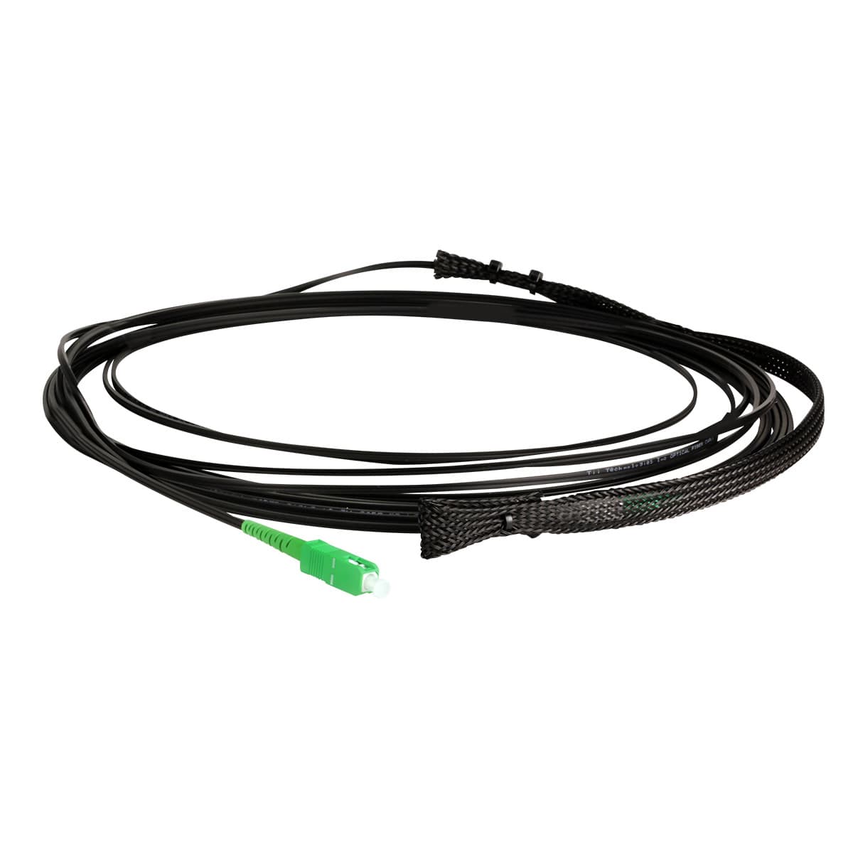 TII Technologies Inc Z1K9R8-SASA300F - Cable Fiber Simplex 2.0mm Micro I/o G657 Black 300ft