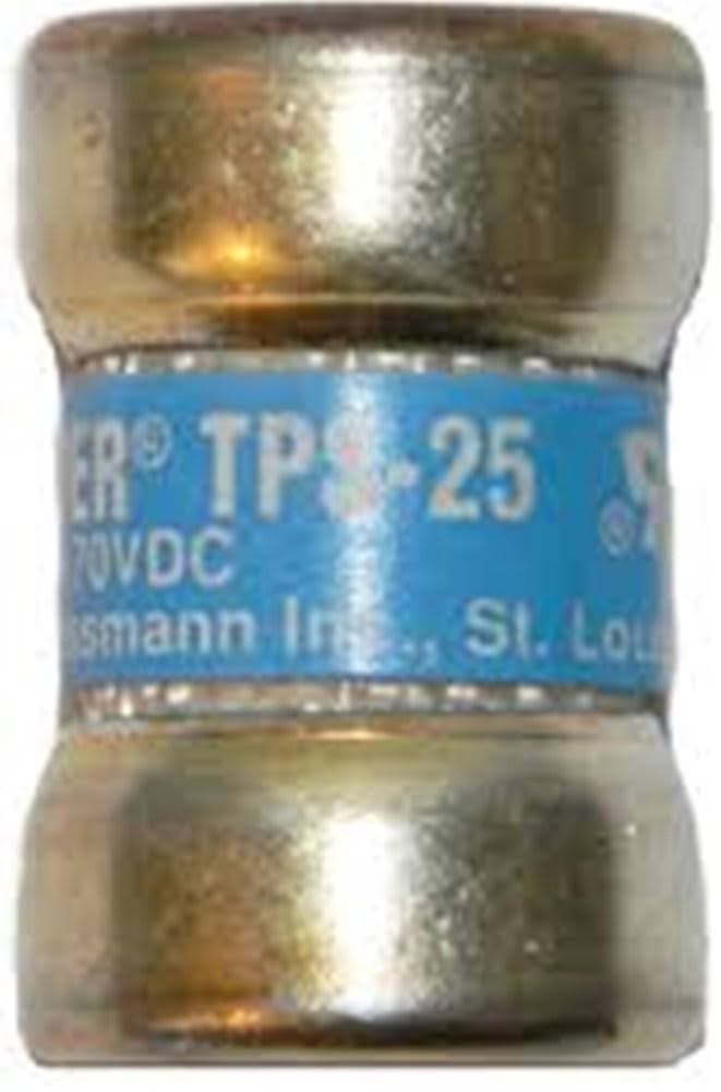 168-units min. Bussmann TPS25  Head End Fuse for 170V AC Adapter  25 Amp - TPS-25