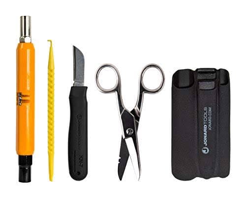 4-units min. JONARD INDUSTRIES CORP  TELECOM INSTALLER KIT, 5 PIECE - CAN WRENCH, KNIFE, SCISSOR, PROBE PICK, POUCH - TK-50