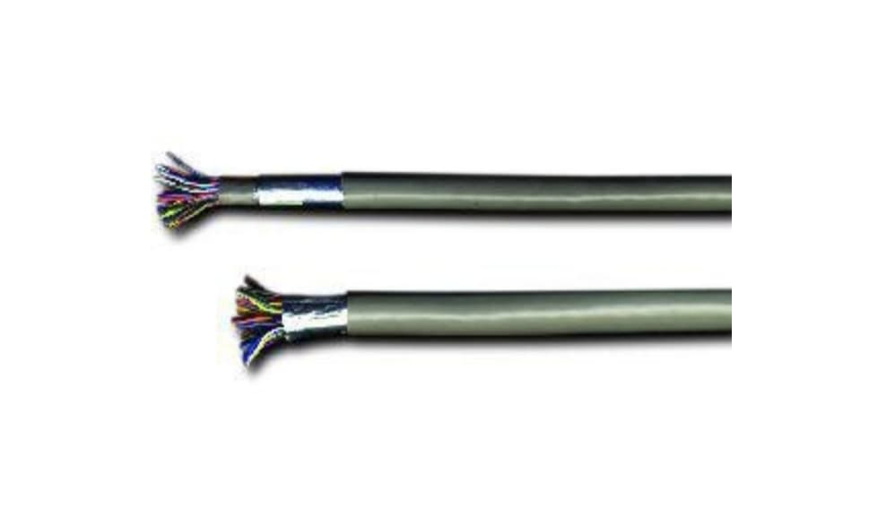 500-units min. Premier T1 Cable Cmr One Pair 22 Gauge Tinned Copper Conductors. Pairs Are Individually Shielded. Jacket Color Is Gray. Shield Is A 90 Percent Braid. Can Be Cut From A 500foot Master Reel. 7056898 - 7056898