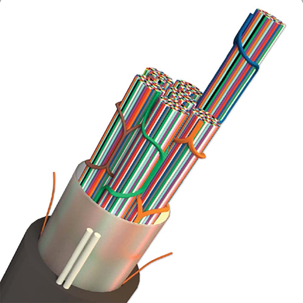 AFL LWSE-864-9-C-72-12-10S1D - Global 864-fiber single-mode armored wrapping tube cable