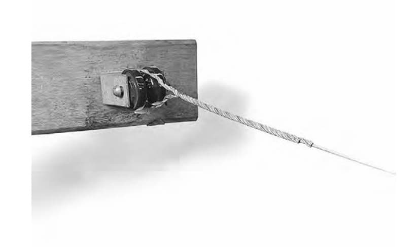 3-units min. Preformed Line Products  DEAD END, OPEN WIRE, 10 GAUGE, 12 INCH, BLUE - CWDE-5509