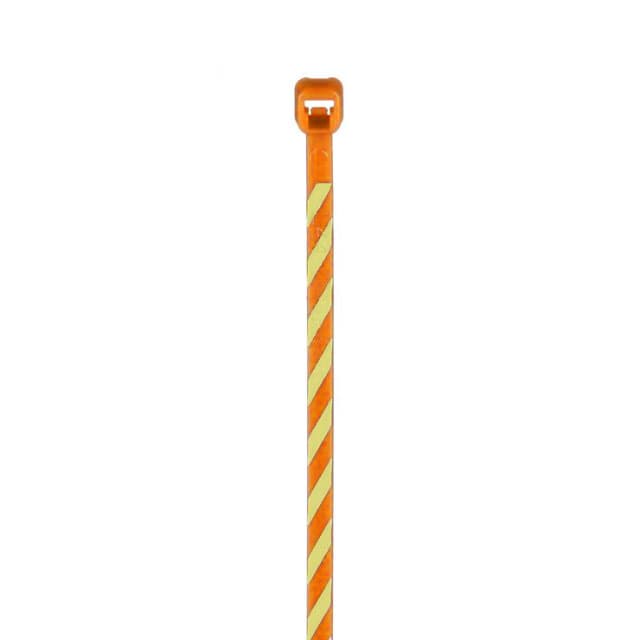 Panduit Corporation PLT1M-L3-4 - Cable Tie Striped Orange/yellow 4in