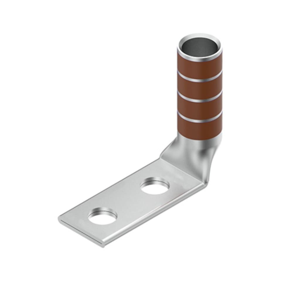 Burndy YA2C2TC1490 - Lug Cu #2str 1/4 X 5/8 90deg