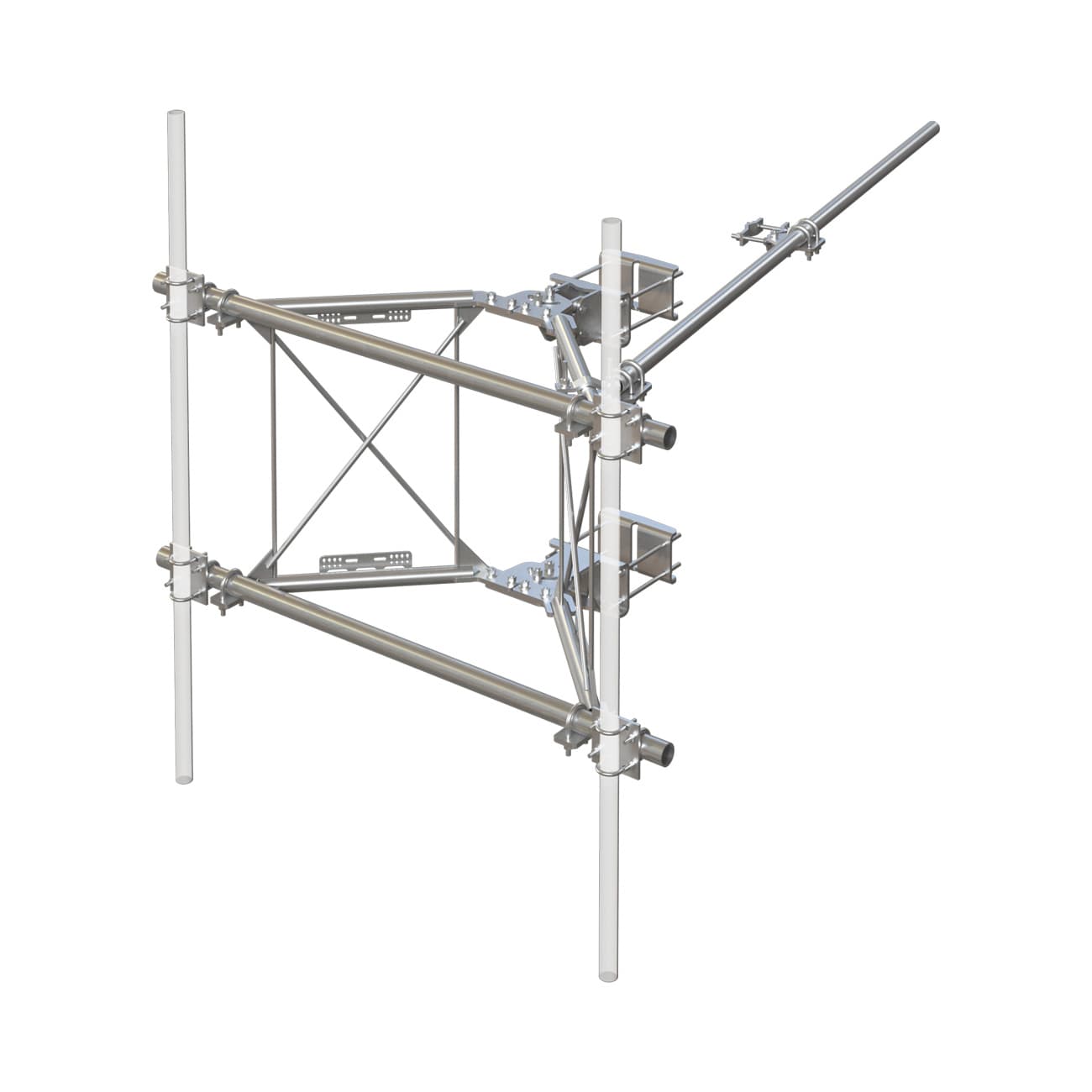 Valmont VFA6-HD-S - 6' Heavy Duty V-frame W/one St