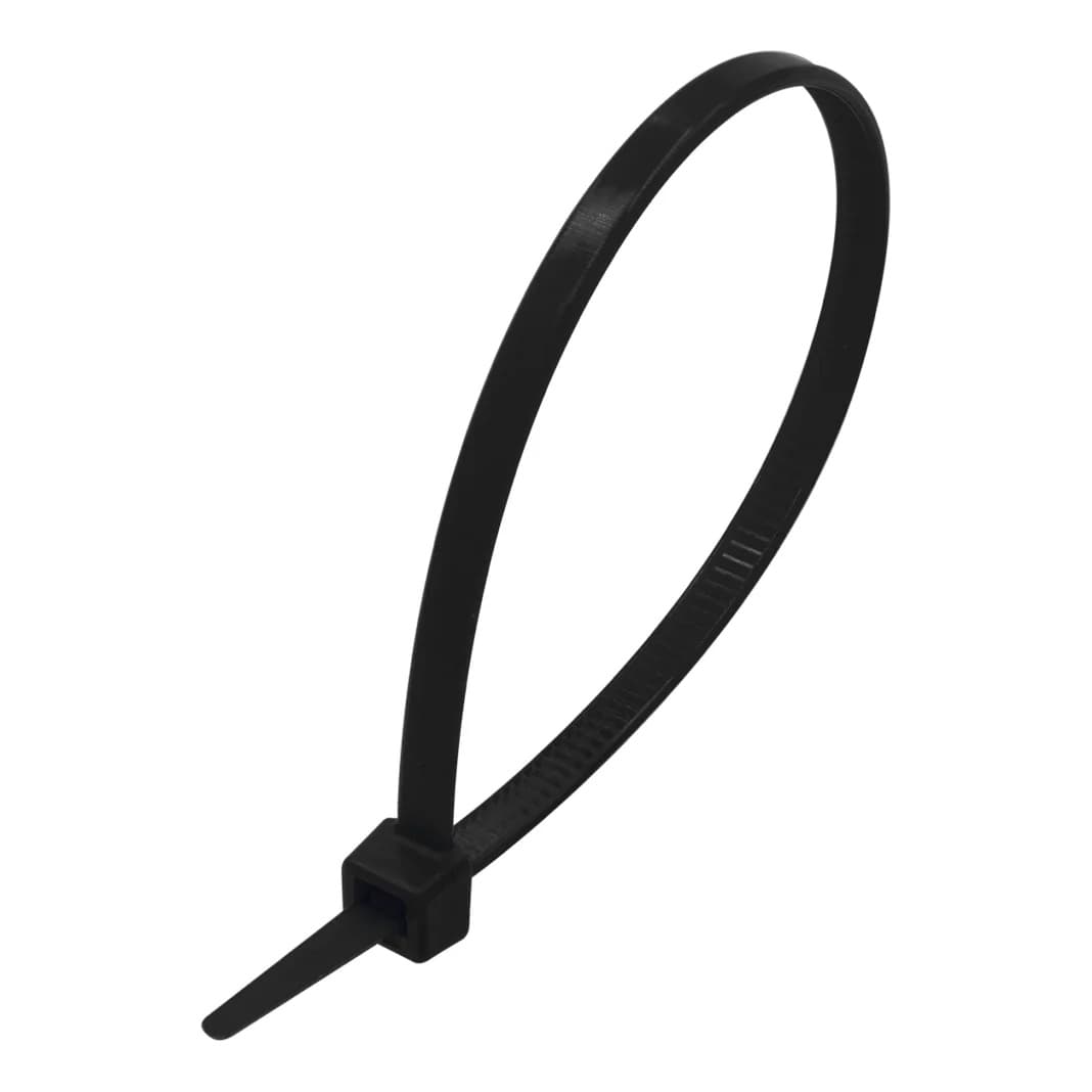 Premier PT-4-18-8/0-L - Cable Tie Striped 18lb Tensile Strength 4 Inches Color Is Slate With Black Stripes 50 Per Pack