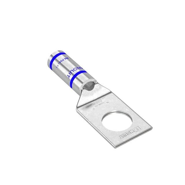 Panduit Corporation LCA6-38-L - Component Panduit No. 6 Awg One Hole Lug 3/8in Bolt Hole Blue