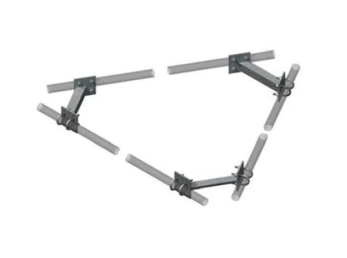 3-units min. Valmont  ANGLE HANDRAIL CORNER PLATE - X-AHCP
