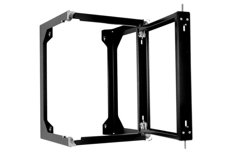 Chatsworth Products (CPI) 11790-712 - Swing Gate Wall Rack 24.5 Inches High X 12 Inches Deep X 19 Inch Mounting Black Finish