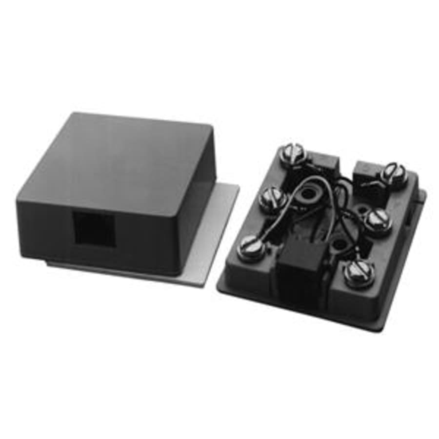 Premier PT-625AQ2-6-44 - Surface Jack Assembly Six Conductor In Ash.   Assembly Includes A Base Snap On Cover And Double Sided Adhesive Tape.  Jack Is Equipped With Screw Down Terminals.