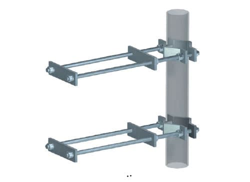 2-units min. Site Pro 1  CLAMP SET WALL MOUNT 1 - 4-1/2 - WM1665