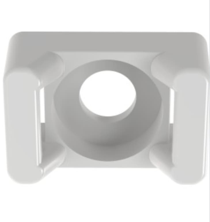 Panduit Corporation TM3S8-C - Cable Tie Mount .86 Inch X .61 Inch X .38 Inch #8 (m4) Screw Mount Natural Nylon 6.6 100/pkg