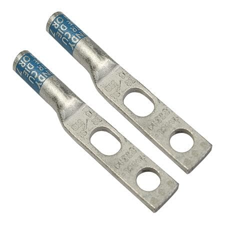 Generic Brand YA3C2TC38SL - Universal Long Barrel Two 3/8 Holes For #2 Solid .75-1 Hole Spacing White