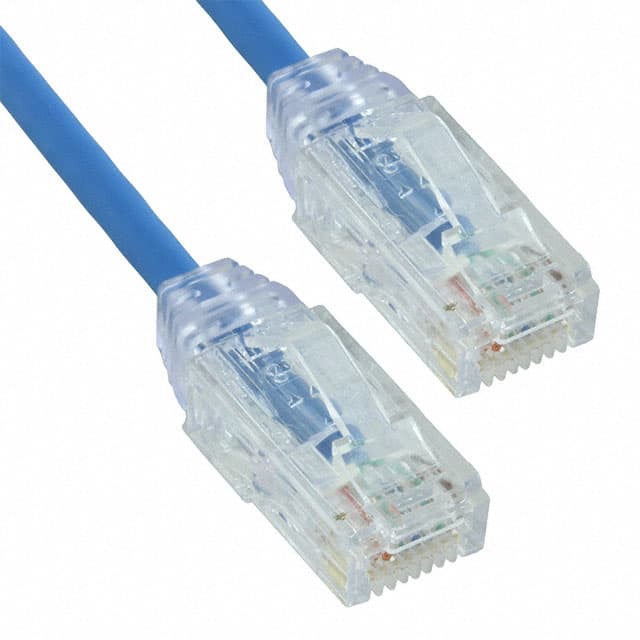 10-units min. Panduit Corporation  Patch Cord  Category 5 Utp Stranded Cable  Pan-plug Modular Plug On Both Ends  Blue  7 Foot Rohs Compliant - UTPCH7BUY