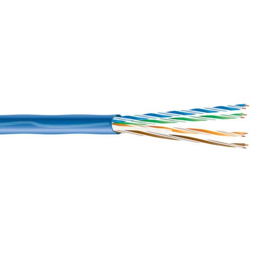 556-units min. Patriot Power &Communications Inc.  Cat 5e Cable, Riser Rated, 4 Pair 24 Awg Non-shielded Per Foot - CAT5E-BLUE-RISER