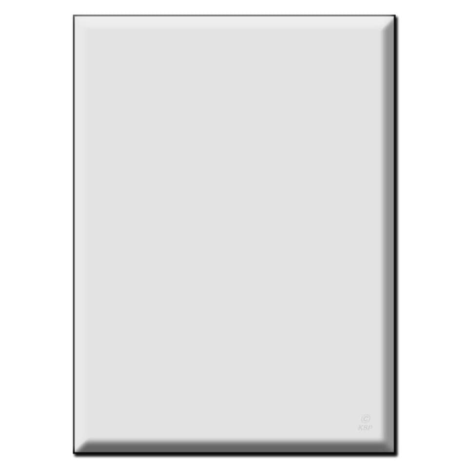 241-units min. Technetix WALL PLATE BLANK NO HOLES WHITE - 212561
