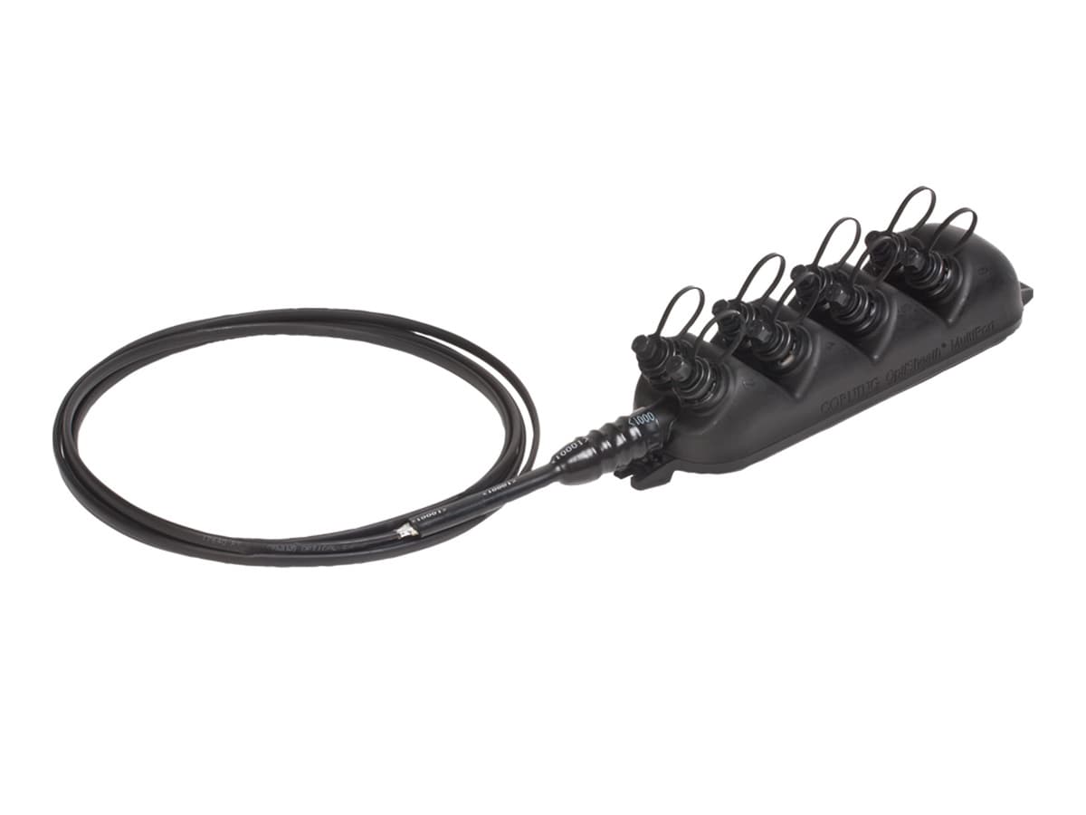 Corning MOB-0844FDA00FW - Noosmt000432 Optisheath 8 Port Sm Optitap Apc Flat Drop Dielectric 1000ft