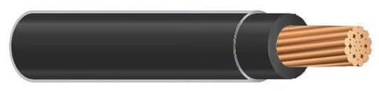 Southwire THHN-10-BLK-19STR - Ground Wire 10 AWG 19-Strand (Black)