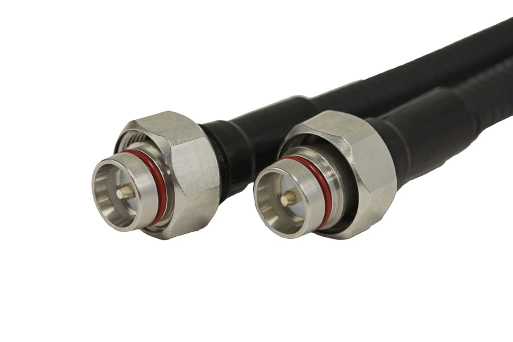 4-units min. Rosenberger 3/8IN S SUPERFLEX JUMPER ASSEMBLY -4.3-10 STRAIGHT -4.3-10 STRAIGHT PIM TESTED, LENGTH:, 4FT: - SLJ38SP-64M64M-04FT-00