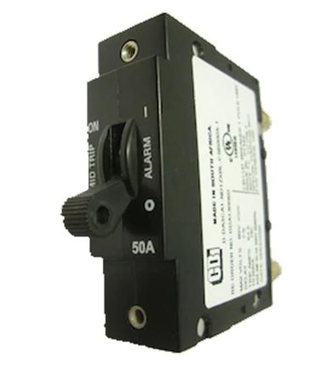 Alpha Technologies 470-305-10 - 20 Amp Am Breaker, Plug-in Type With Aux Switch Center Pin Only, Midtrip (5/16 Bullet Terminals)