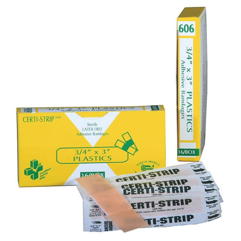 Certified Safety Manufacturing Inc. R220-170 - Plastic Bandage Adhesive 1 X 3in 50/pk
