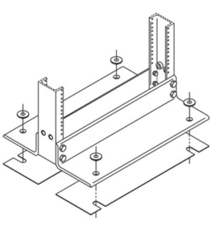 Chatsworth Products (CPI) 10605-019 - Kit Isolation/rack 19in