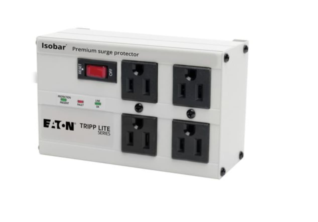 2-units min. Tripp Lite - ISOBAR4 Ultra surge suppressor 4 outlet 6' cord led diagonal - ISOBAR4 ULTRA - ISOBAR4 ULTRA