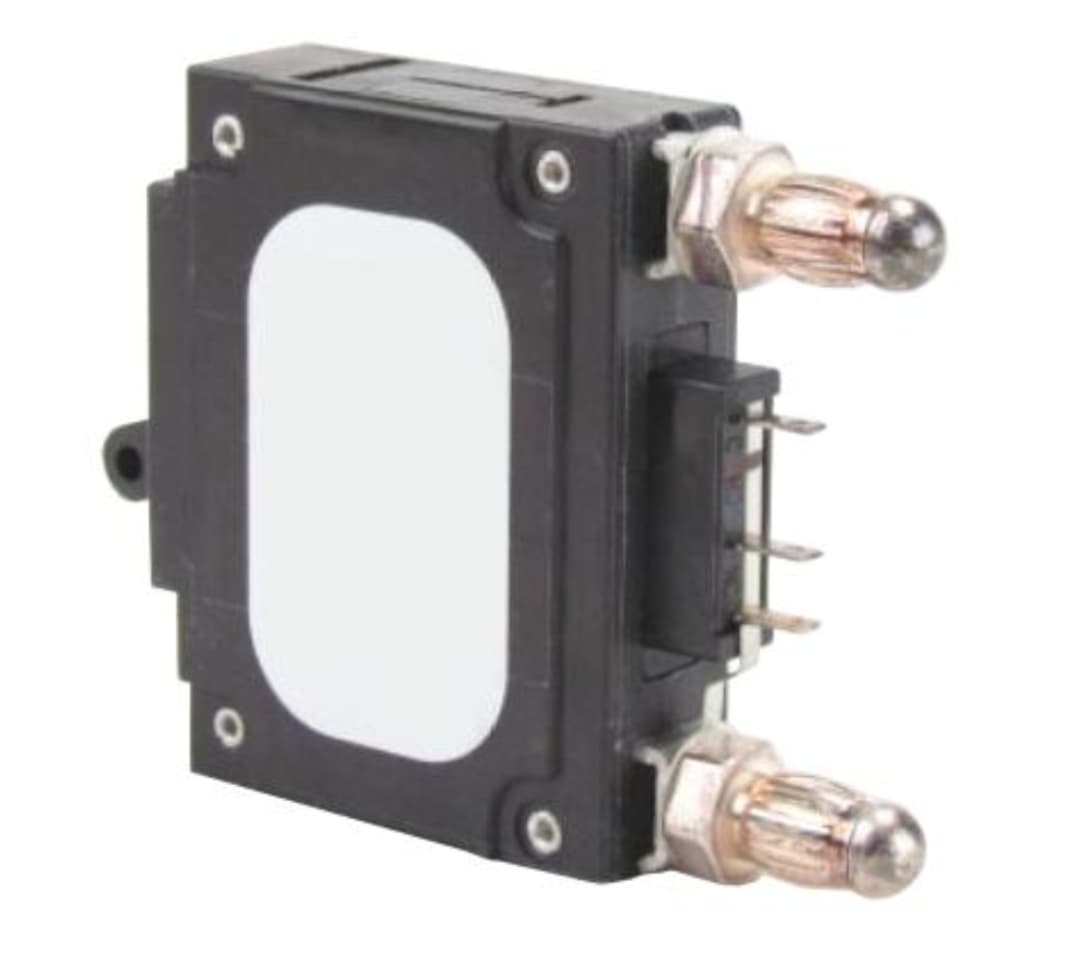 Emerson 102276 - Cb; White Handle 3 Pin W/strap Hyd Mag; 1p; 15a; 80vdc; Spdt (e-trip Only) (airpac#lelk1-1rs4-30452-15)
