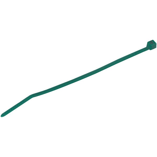 1667-units min. HellermannTyton 116-01815 - T18R-PA66-GN Cable Tie, 4 in / 100 mm, Green PA66, 18 lb / 80 N, 100-Pack