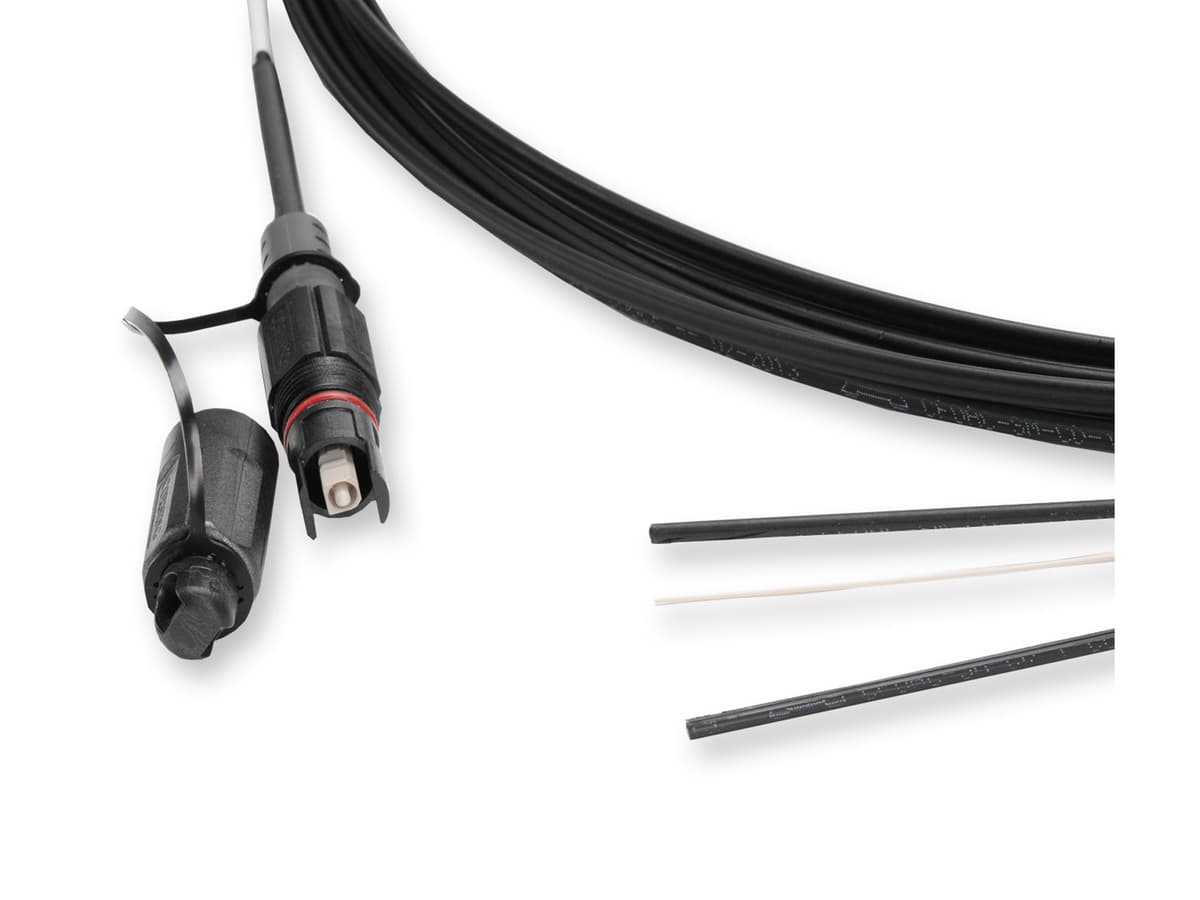 Corning 004301EB49RA00F - ROC Drop Cable Assembly, 1F OS2 OptiTap SC APC, bulk 1000 ft