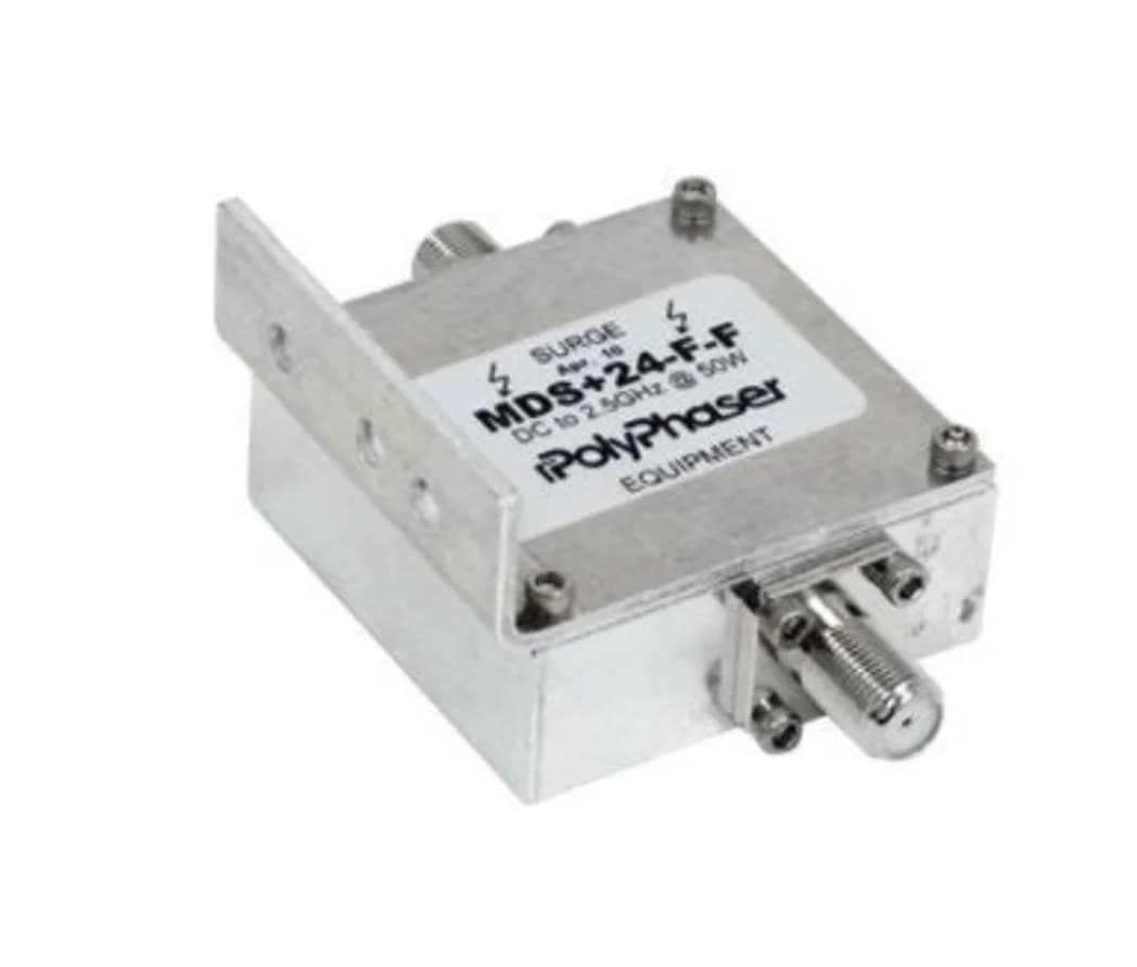 Polyphaser MDS+24-F-F - +24vdc Pass 75 Ohm Coax Protector