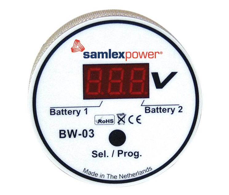 Samlex America BW-03 - Battery Watch Battery Monitor/alarm