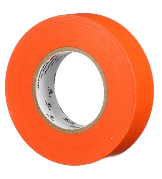 3M 7100169433 - Vinyl Elec Tape 165, Orange,3/4inx60ft