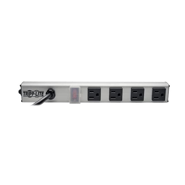 Tripp Lite PS120410 - Power Strip, 4 Outlets, 10 ft Cord, NEMA 5-15